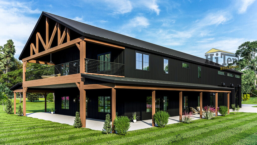 Class 1a residential shed home design - Freemantle barndominium style