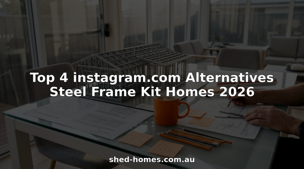 Steel frame kit home model with architectural plans